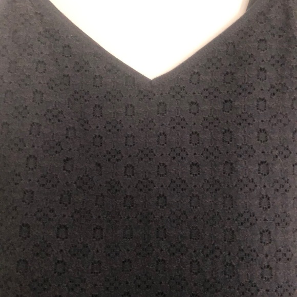 Black women’s cami, see-thru bottom, built-in bra - Picture 2 of 5